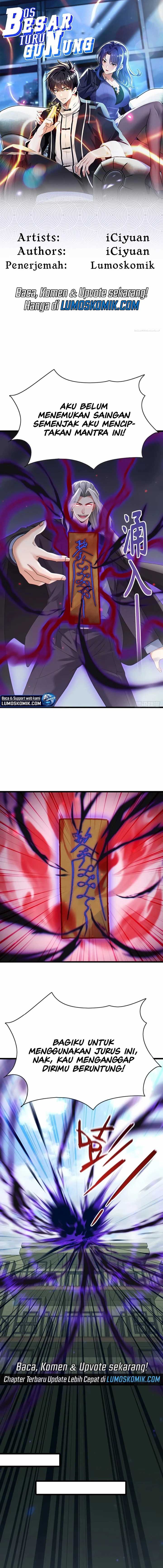 The Big Boss Comes Down the Mountain: Starting as a Male Secretary Chapter 44 Bahasa Indonesia