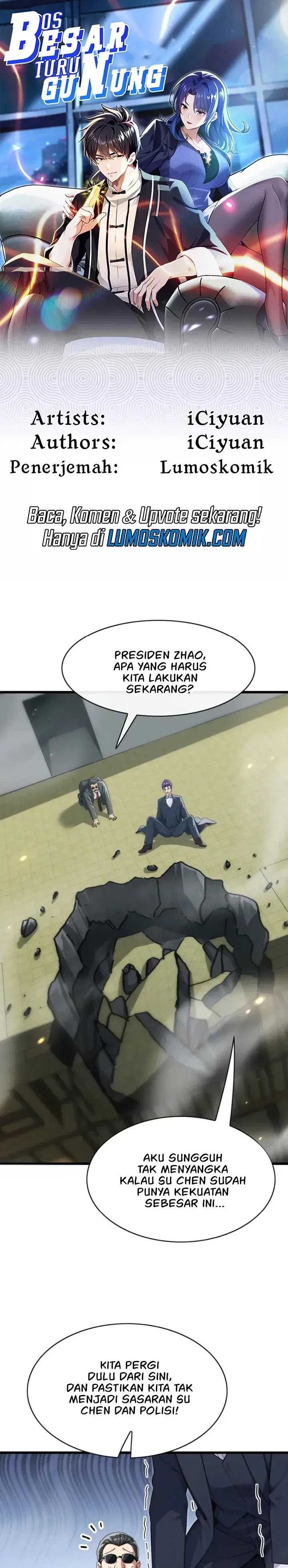The Big Boss Comes Down the Mountain: Starting as a Male Secretary Chapter 45 Bahasa Indonesia