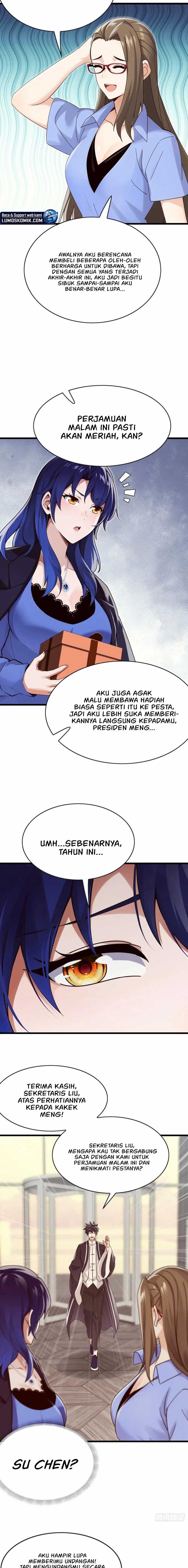 The Big Boss Comes Down the Mountain: Starting as a Male Secretary Chapter 49 Bahasa Indonesia