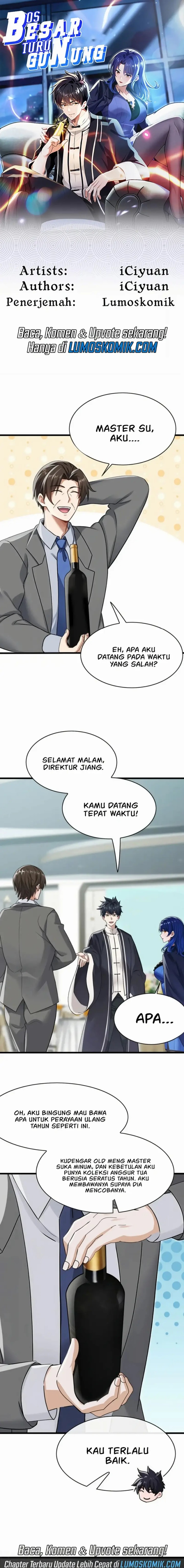 The Big Boss Comes Down the Mountain: Starting as a Male Secretary Chapter 50 Bahasa Indonesia