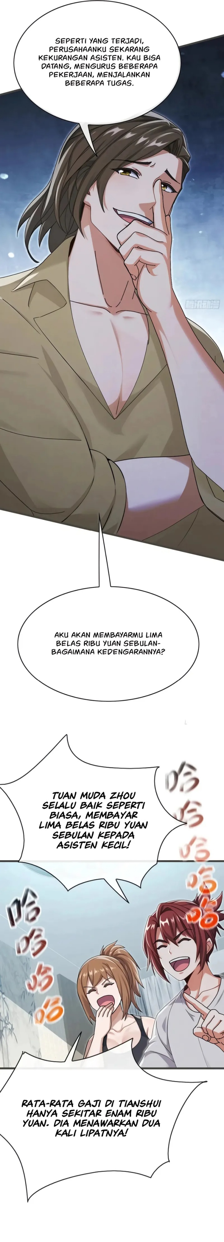 The Big Boss Comes Down the Mountain: Starting as a Male Secretary Chapter 63 Bahasa Indonesia