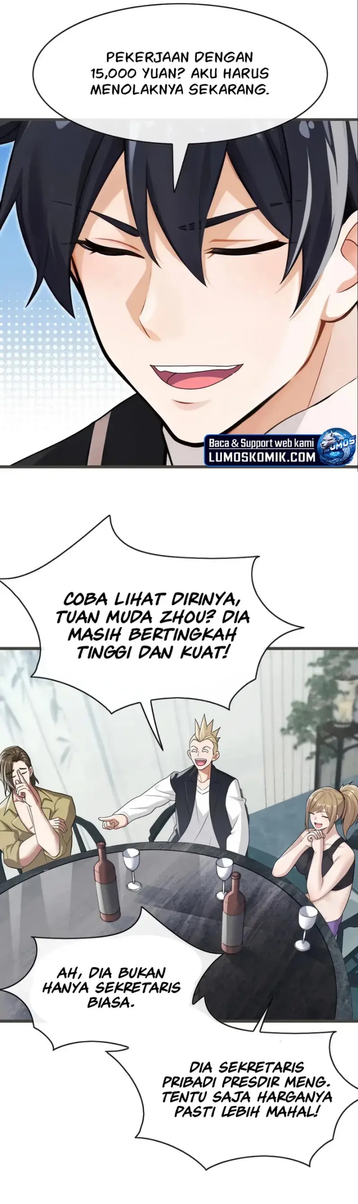 The Big Boss Comes Down the Mountain: Starting as a Male Secretary Chapter 63 Bahasa Indonesia