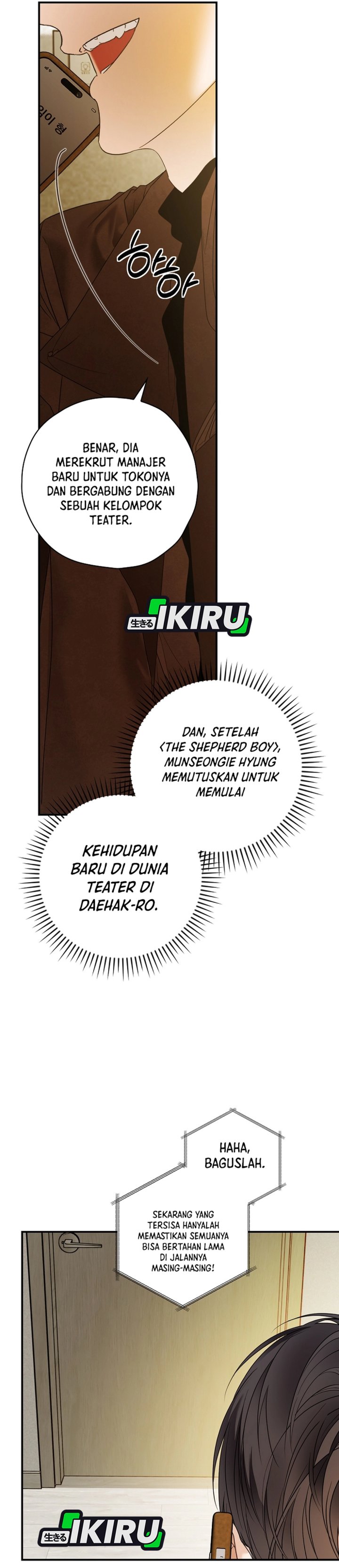 The Book-Eating Actor Chapter 46 Bahasa Indonesia