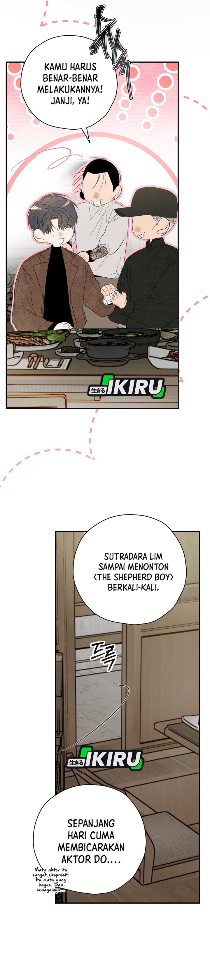 The Book-Eating Actor Chapter 46 Bahasa Indonesia