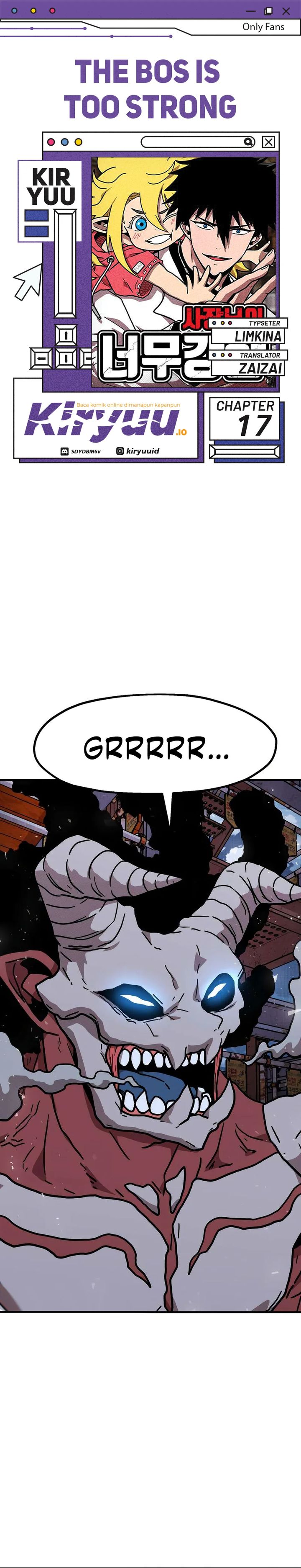 The Boss Is Too Strong Chapter 17 Bahasa Indonesia