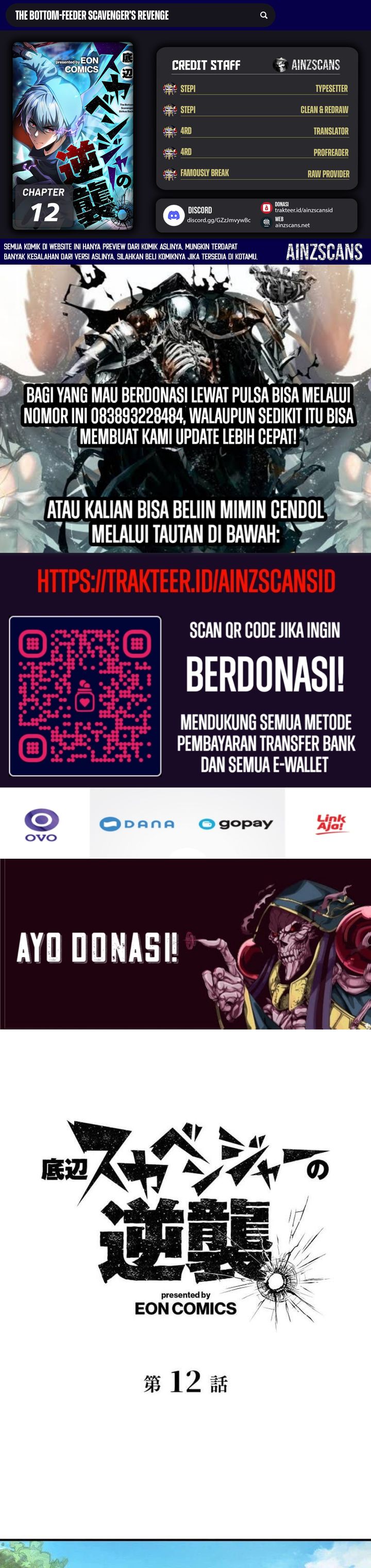 The Bottom Feeder Scavengers Revenge Chapter 12 Bahasa Indonesia