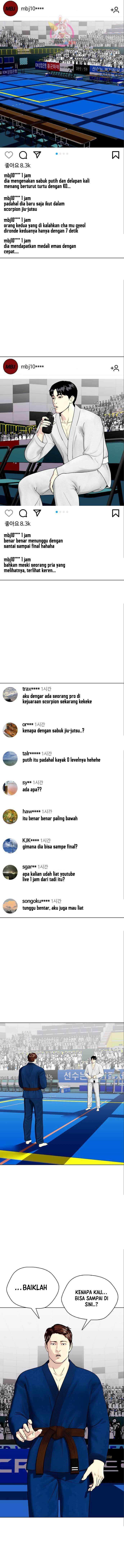 The Bullied One Is Too Good at Fighting Chapter 39 Bahasa Indonesia