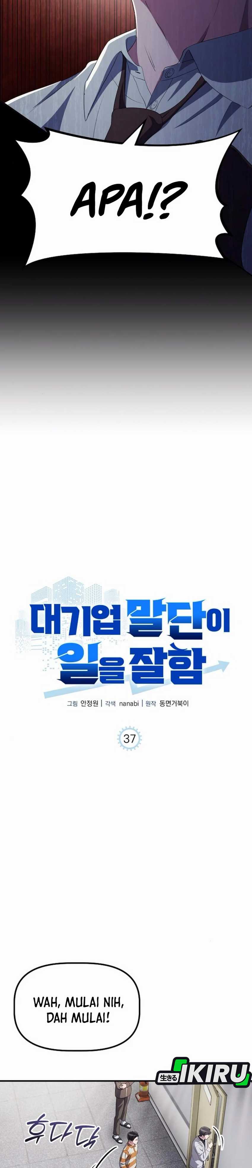 The Corporate Underdog Who Does Everything Right Chapter 37 Bahasa Indonesia