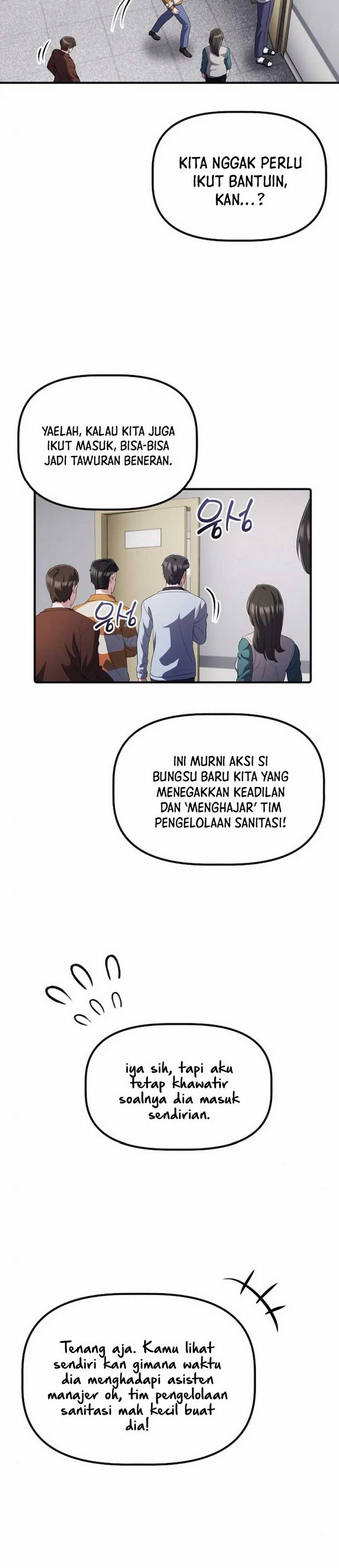 The Corporate Underdog Who Does Everything Right Chapter 37 Bahasa Indonesia