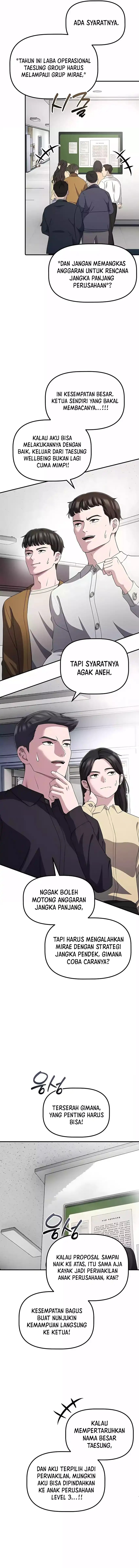 The Corporate Underdog Who Does Everything Right Chapter 49 Bahasa Indonesia