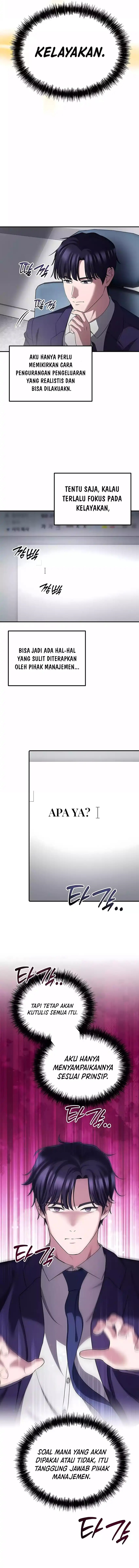 The Corporate Underdog Who Does Everything Right Chapter 49 Bahasa Indonesia