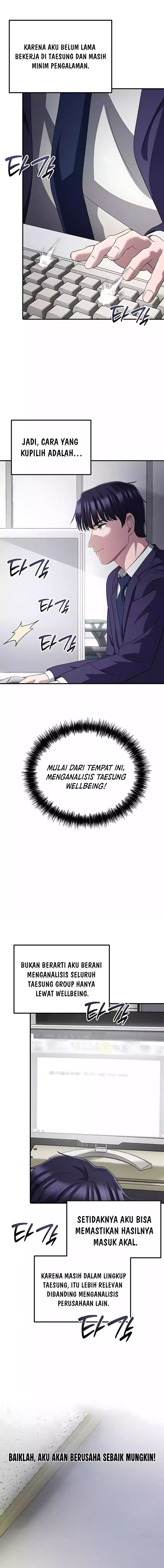 The Corporate Underdog Who Does Everything Right Chapter 49 Bahasa Indonesia