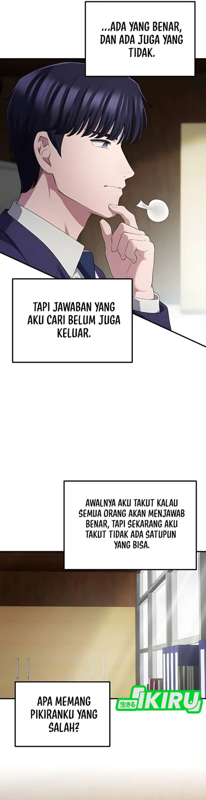 The Corporate Underdog Who Does Everything Right Chapter 55 Bahasa Indonesia