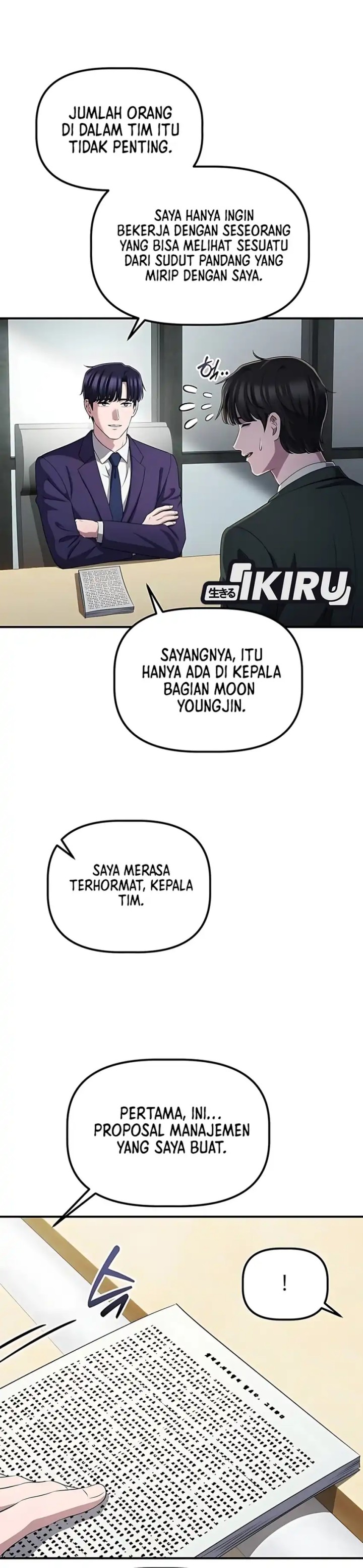 The Corporate Underdog Who Does Everything Right Chapter 55 Bahasa Indonesia