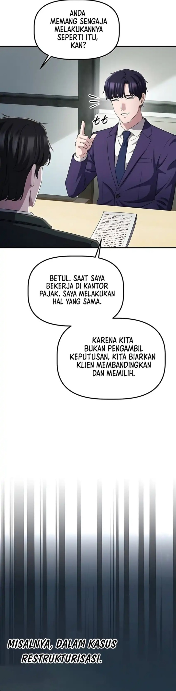 The Corporate Underdog Who Does Everything Right Chapter 55 Bahasa Indonesia