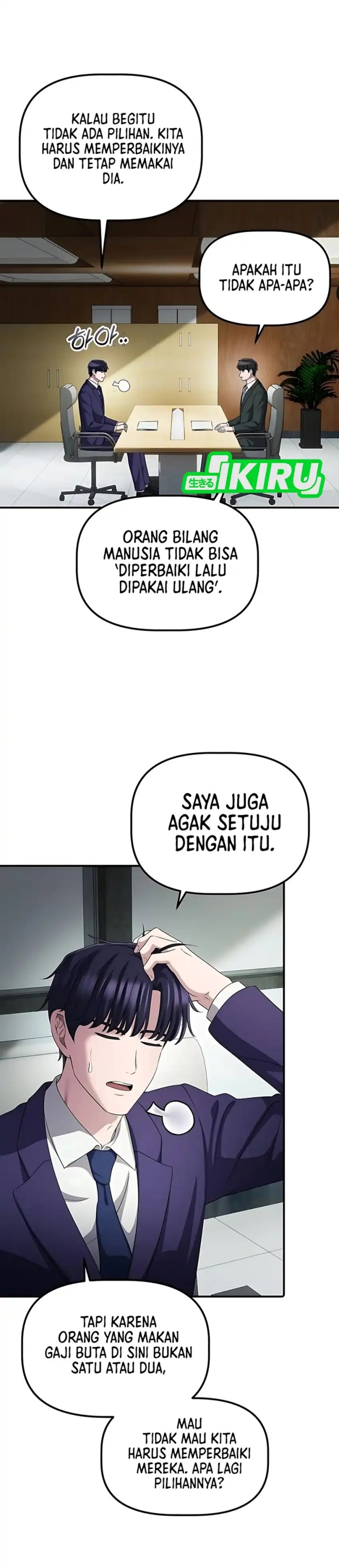 The Corporate Underdog Who Does Everything Right Chapter 55 Bahasa Indonesia