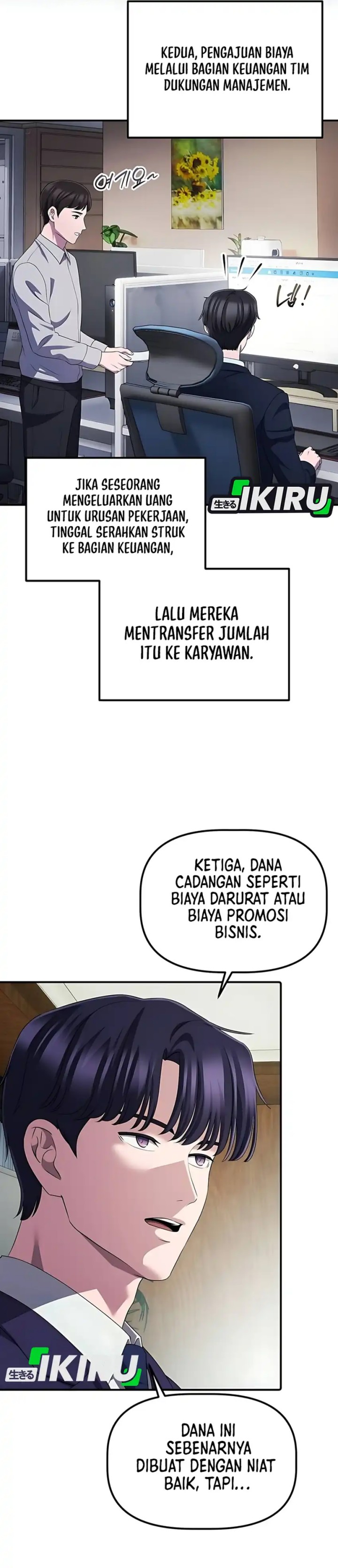 The Corporate Underdog Who Does Everything Right Chapter 55 Bahasa Indonesia