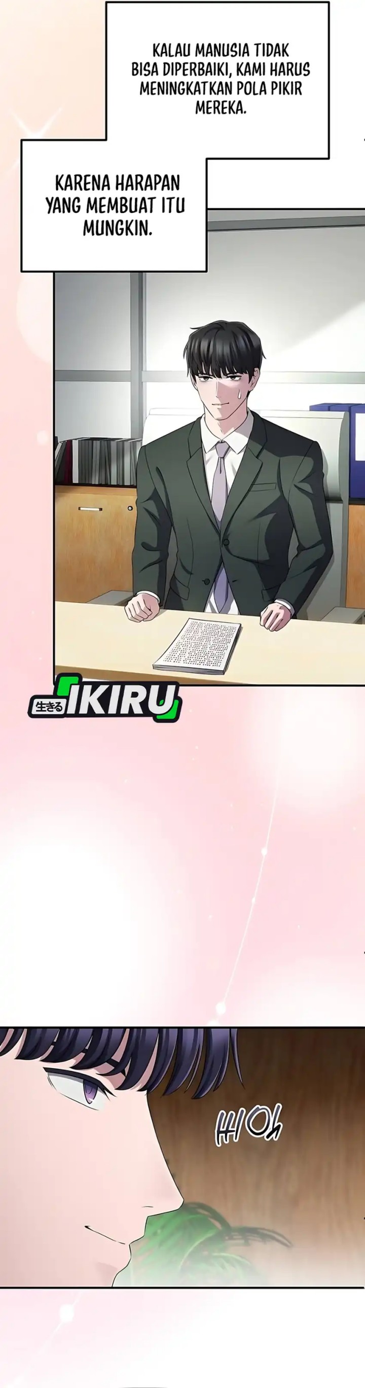 The Corporate Underdog Who Does Everything Right Chapter 55 Bahasa Indonesia