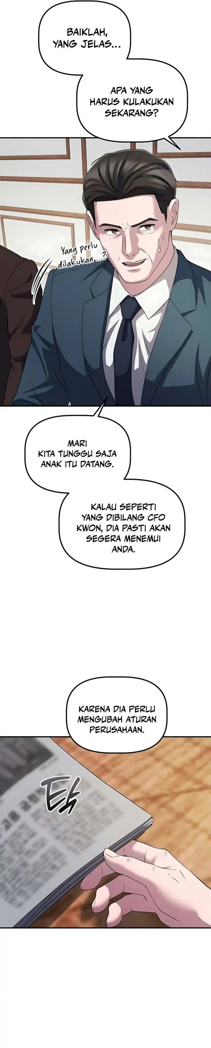 The Corporate Underdog Who Does Everything Right Chapter 57 Bahasa Indonesia