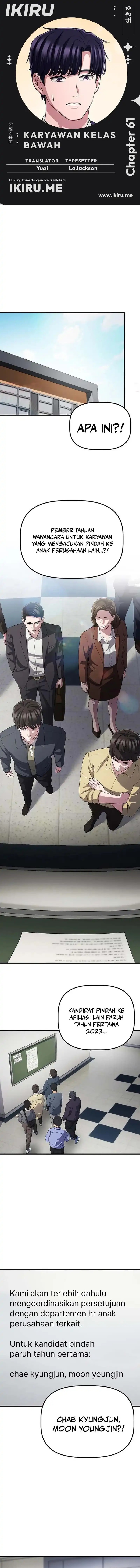 The Corporate Underdog Who Does Everything Right Chapter 61 Bahasa Indonesia