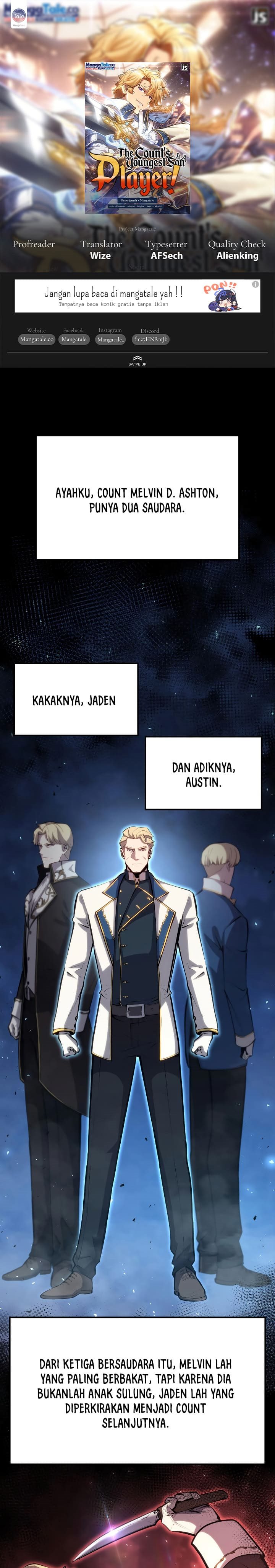 The Count’s Youngest Son Is A Player chapter 20