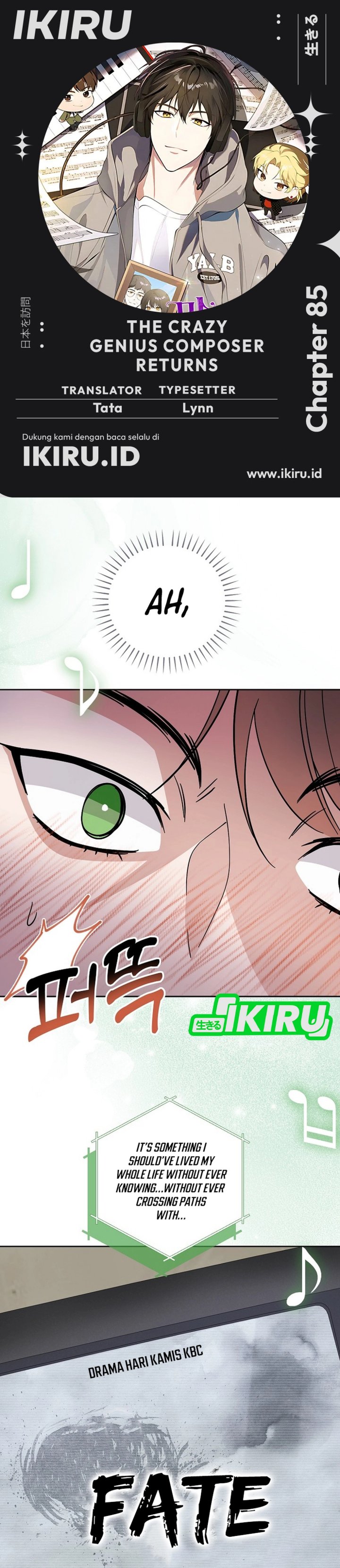 The Crazy Genius Composer Returns Chapter 85 Bahasa Indonesia