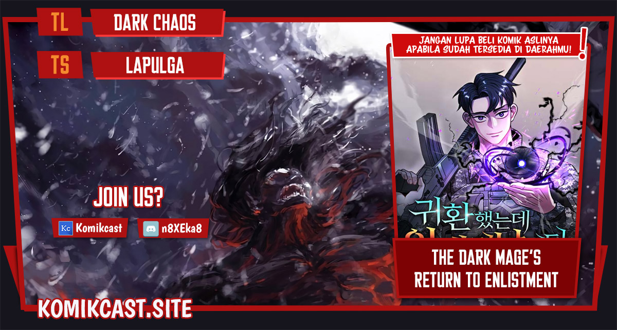 The Dark Mage’s Return to Enlistment chapter 7