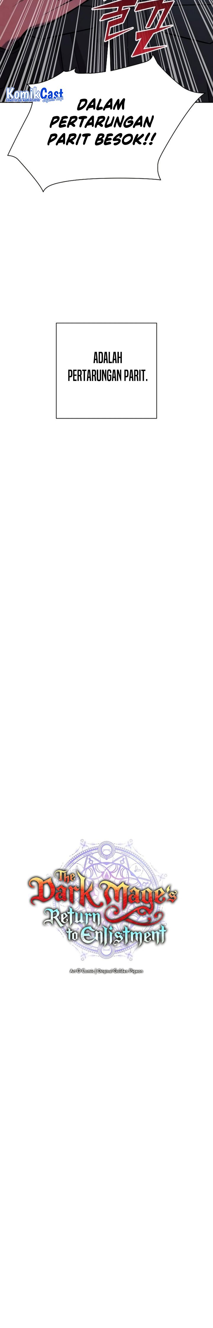 The Dark Mage’s Return to Enlistment Chapter 38 Bahasa Indonesia