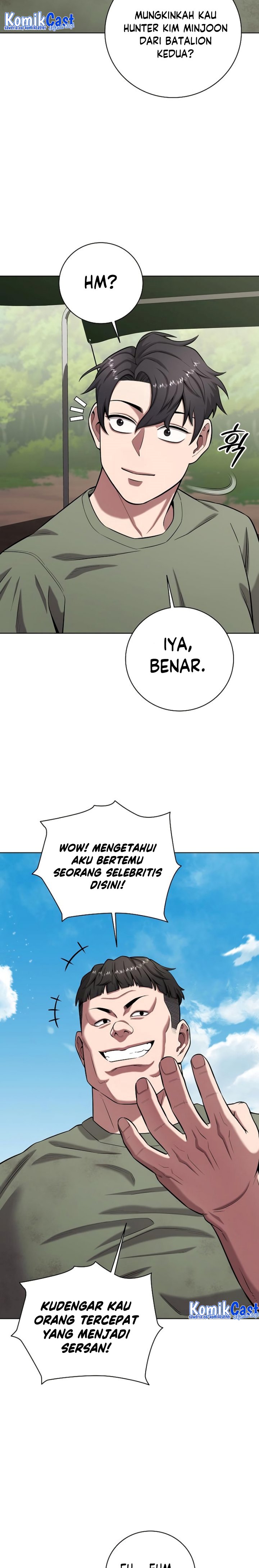 The Dark Mage’s Return to Enlistment Chapter 38 Bahasa Indonesia