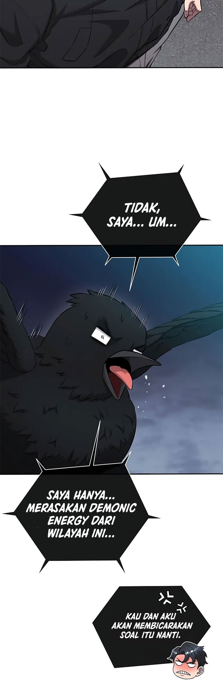 The Dark Mage’s Return to Enlistment Chapter 52 Bahasa Indonesia