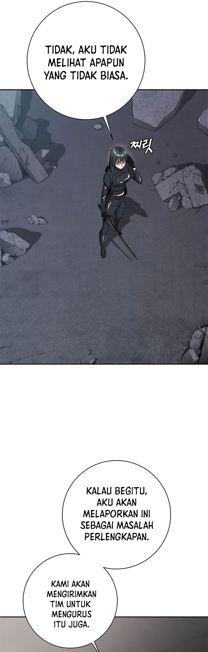 The Dark Mage’s Return to Enlistment Chapter 52 Bahasa Indonesia