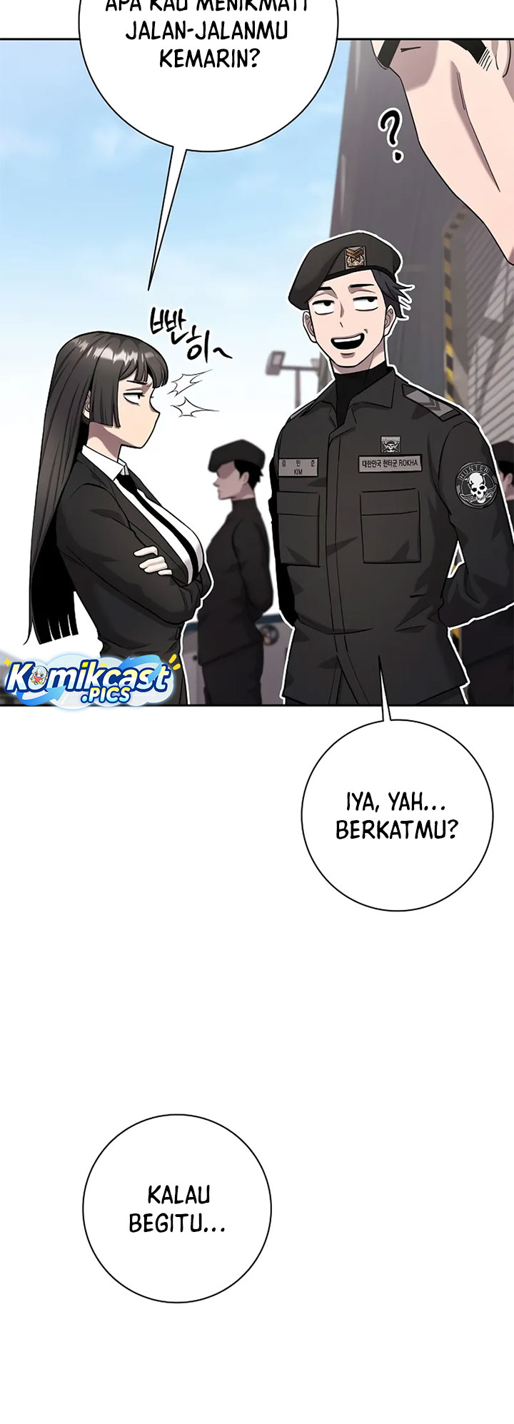 The Dark Mage’s Return to Enlistment Chapter 52 Bahasa Indonesia