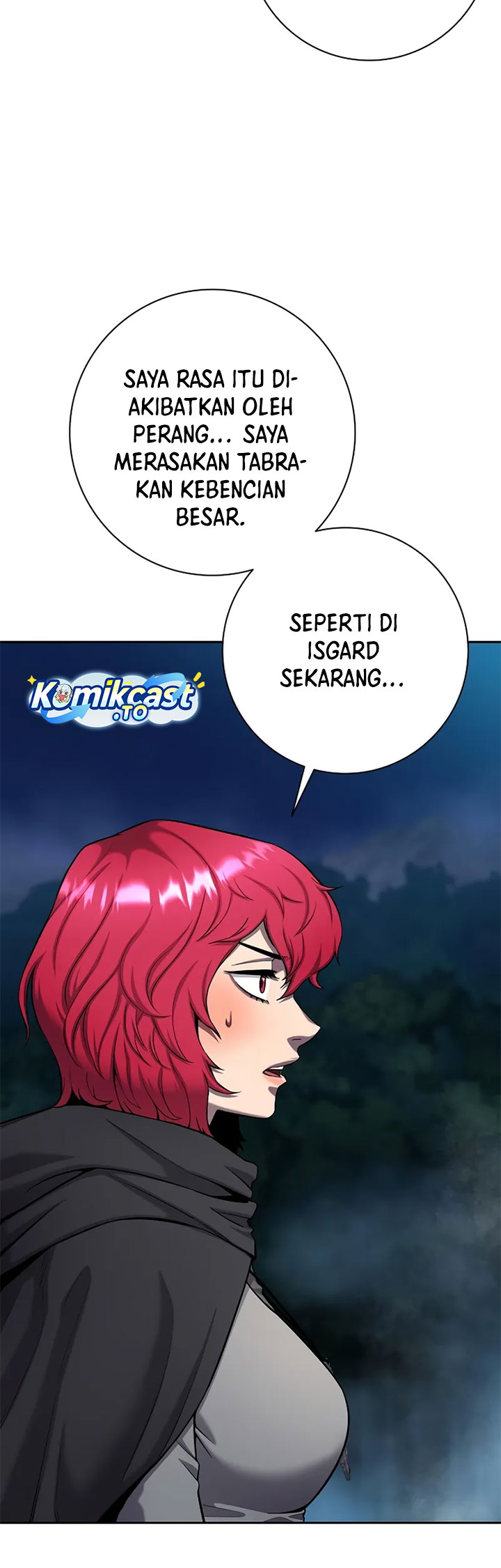 The Dark Mage’s Return to Enlistment Chapter 54 Bahasa Indonesia