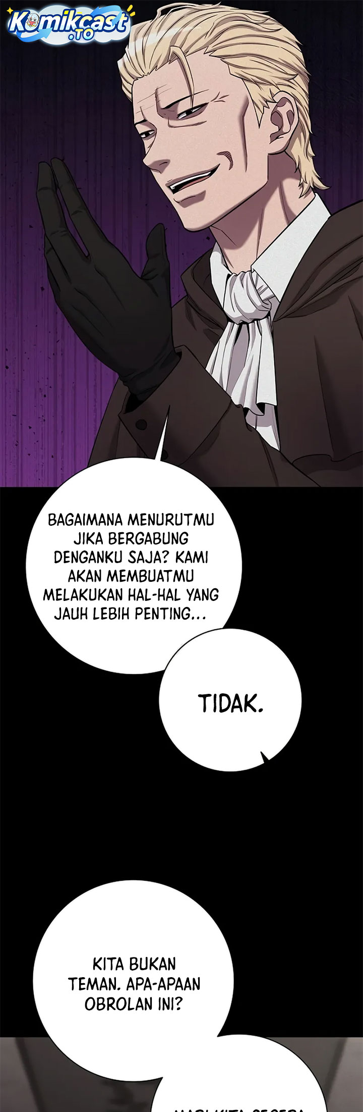 The Dark Mage’s Return to Enlistment Chapter 54 Bahasa Indonesia
