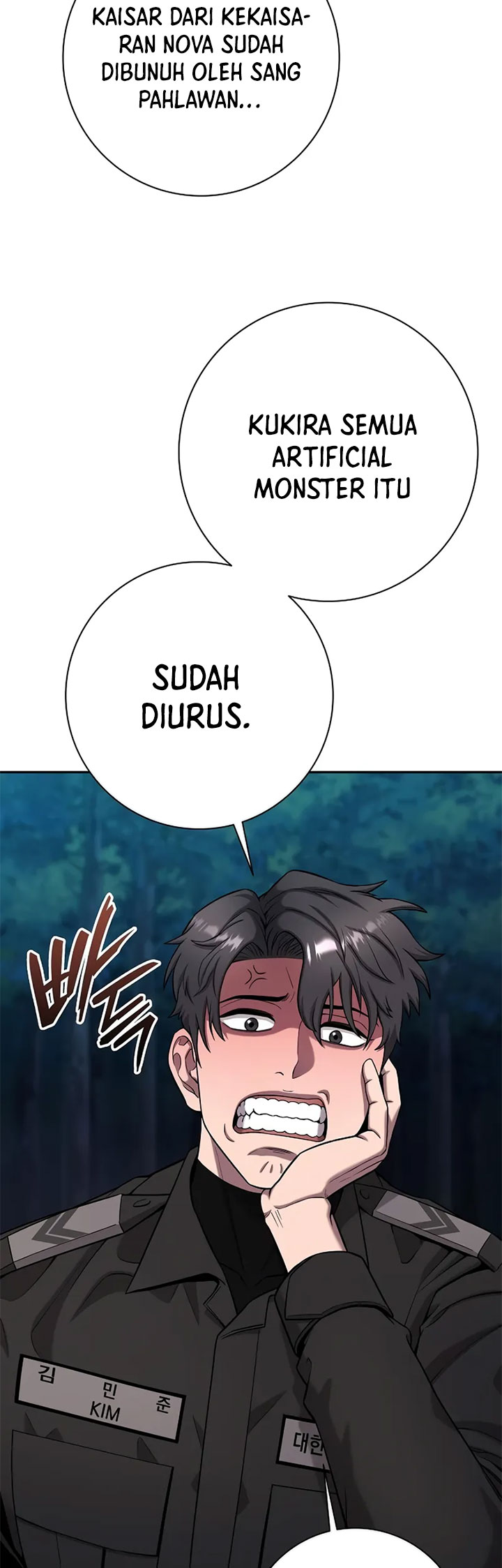 The Dark Mage’s Return to Enlistment Chapter 54 Bahasa Indonesia