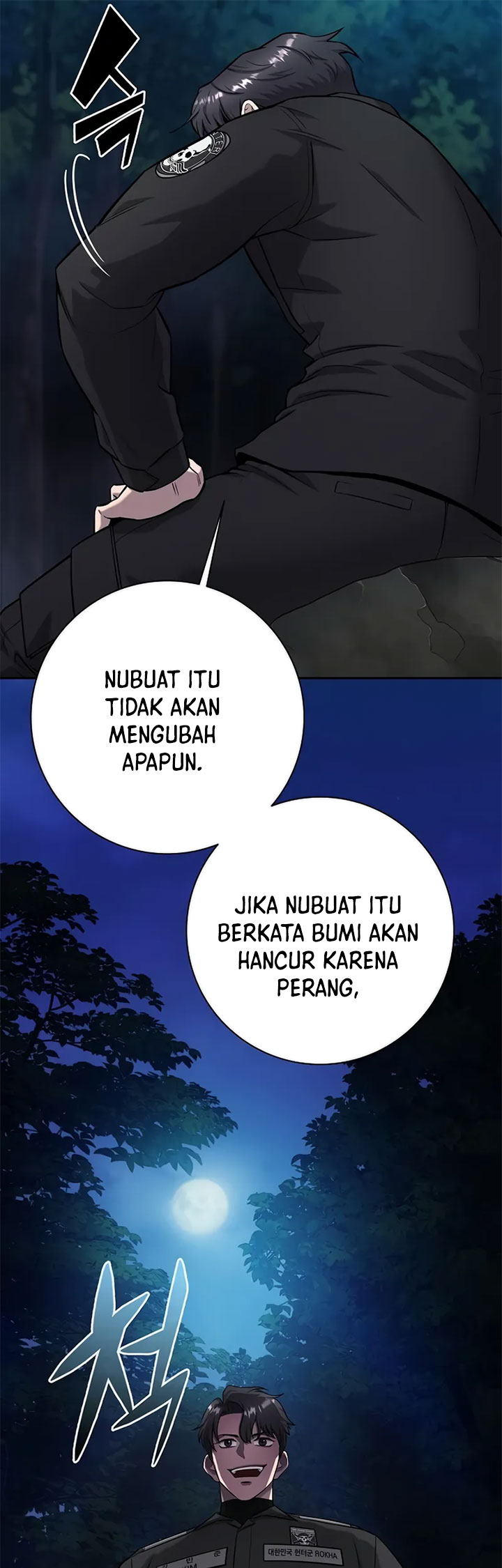The Dark Mage’s Return to Enlistment Chapter 54 Bahasa Indonesia