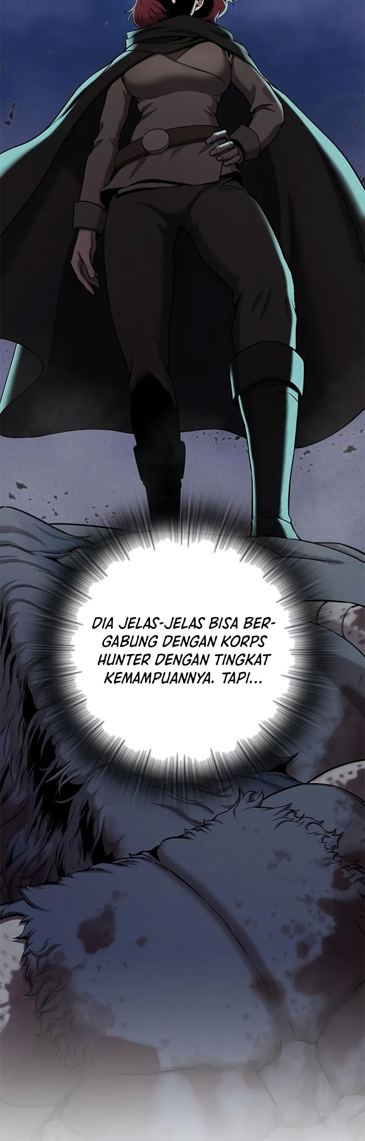 The Dark Mage’s Return to Enlistment Chapter 55 Bahasa Indonesia