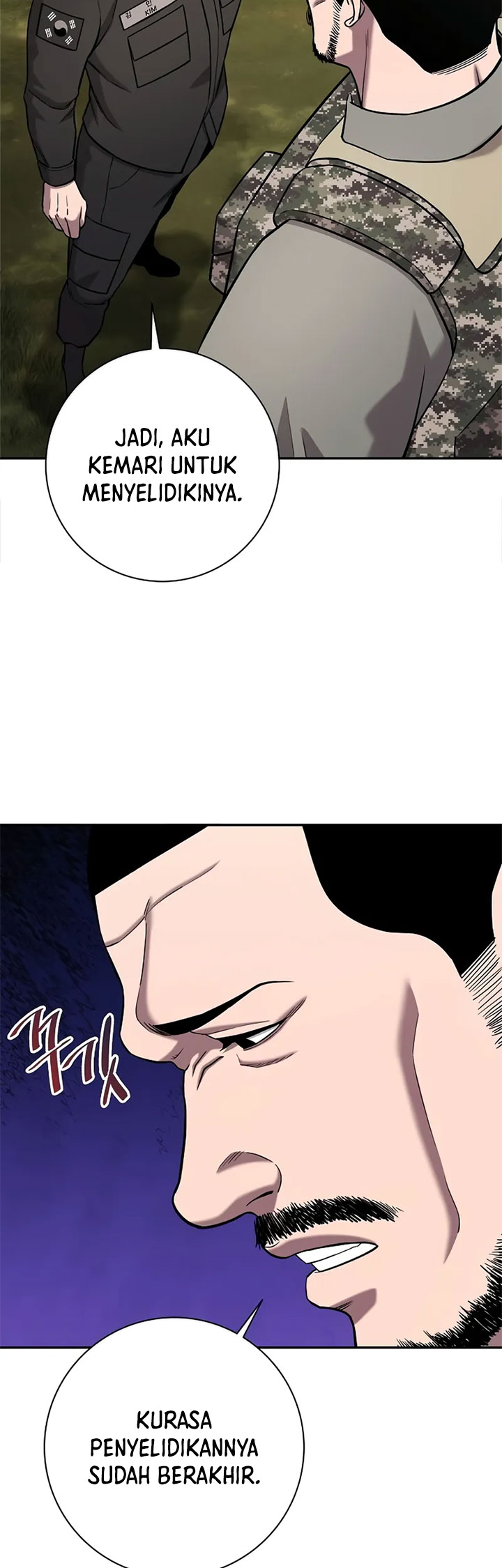 The Dark Mage’s Return to Enlistment Chapter 55 Bahasa Indonesia