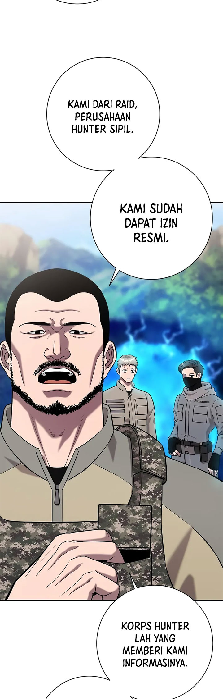 The Dark Mage’s Return to Enlistment Chapter 55 Bahasa Indonesia