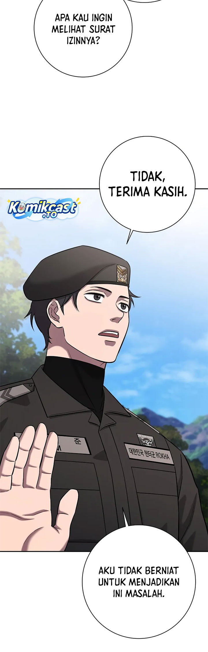 The Dark Mage’s Return to Enlistment Chapter 55 Bahasa Indonesia