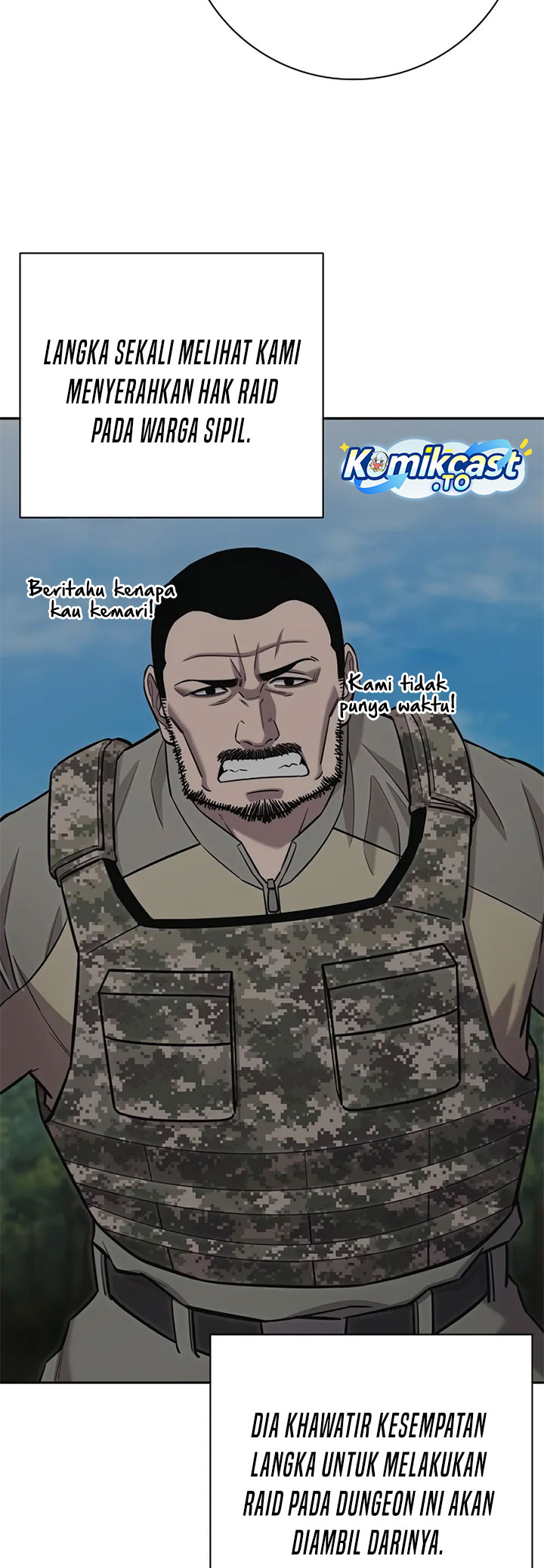 The Dark Mage’s Return to Enlistment Chapter 55 Bahasa Indonesia