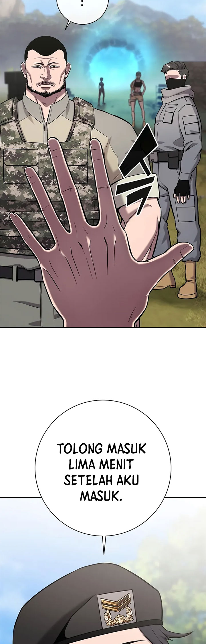 The Dark Mage’s Return to Enlistment Chapter 55 Bahasa Indonesia