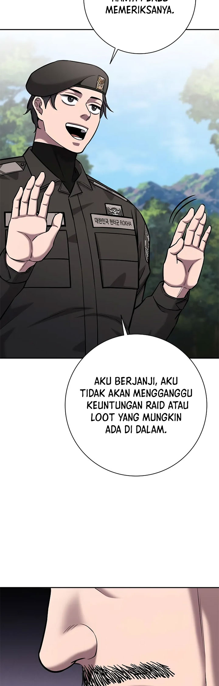 The Dark Mage’s Return to Enlistment Chapter 55 Bahasa Indonesia