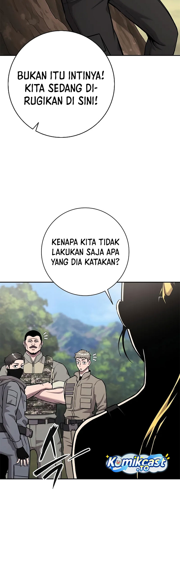 The Dark Mage’s Return to Enlistment Chapter 55 Bahasa Indonesia