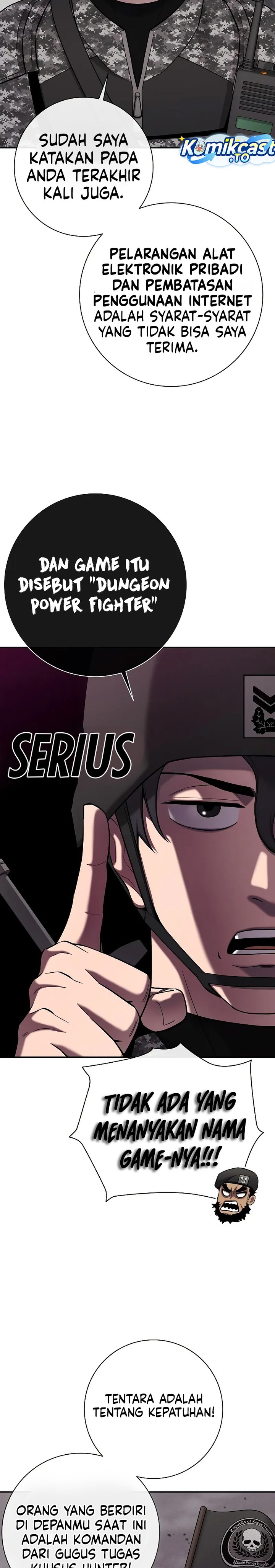 The Dark Mage’s Return to Enlistment Chapter 59 Bahasa Indonesia