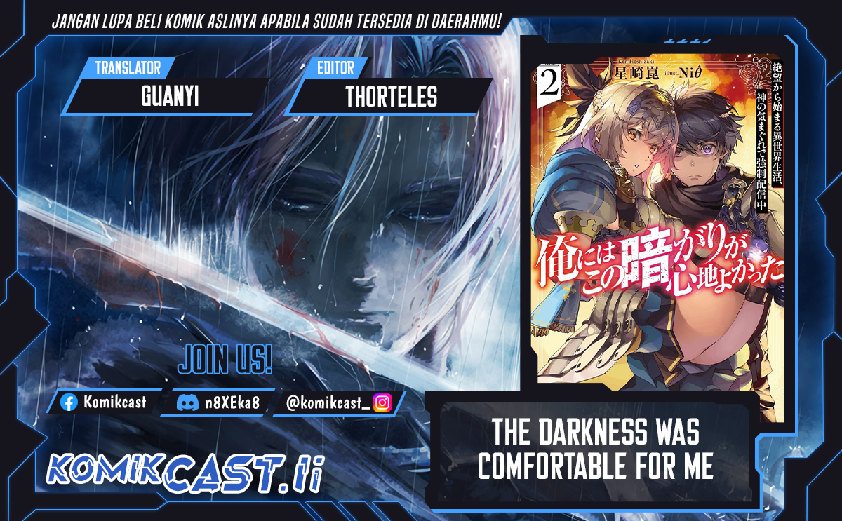 The Darkness was Comfortable for Me Chapter 33 Bahasa Indonesia