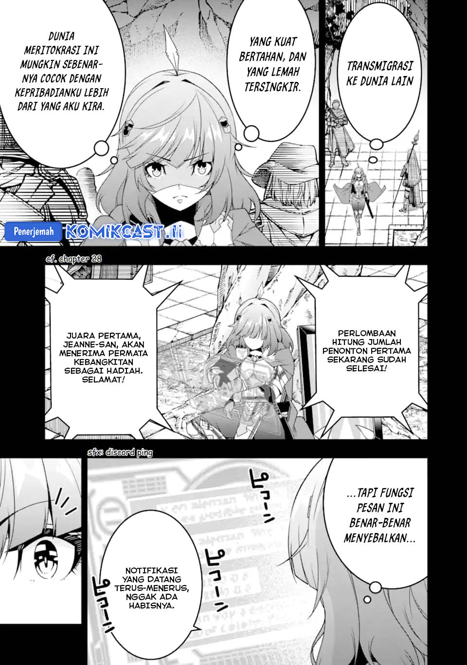 The Darkness was Comfortable for Me Chapter 33 Bahasa Indonesia