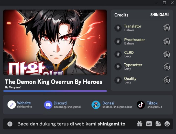 The Demon King Overrun By Heroes chapter 1