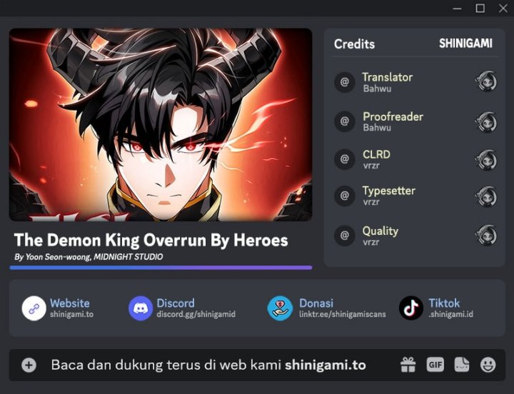 The Demon King Overrun By Heroes Chapter 10 Bahasa Indonesia