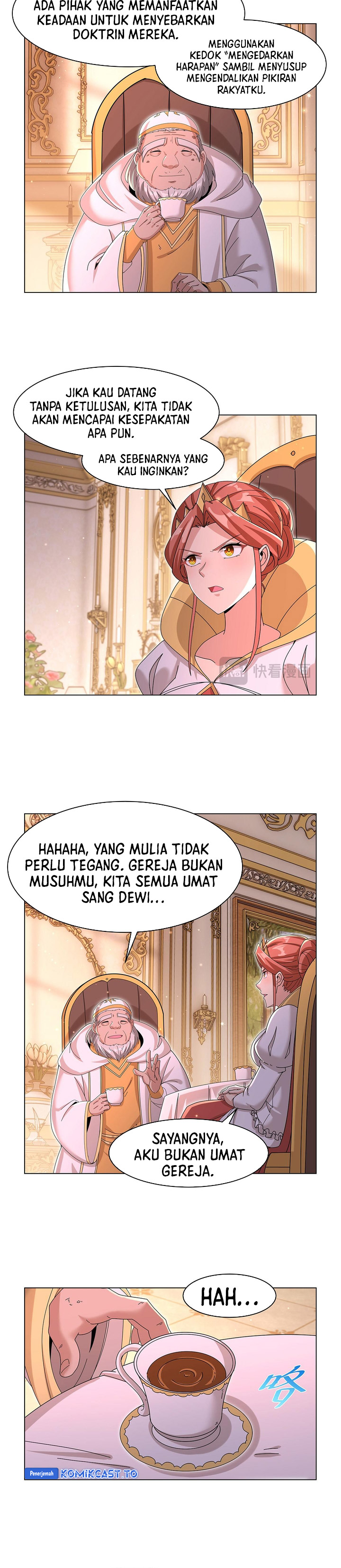 The Demon King Who Lost His Job Chapter 453 Bahasa Indonesia